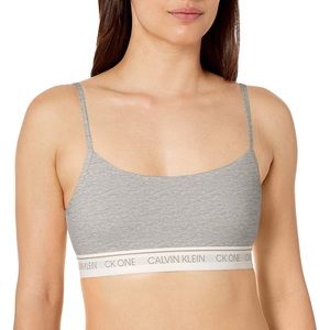 CK One Calvin Klein Cotton Grey Bralette